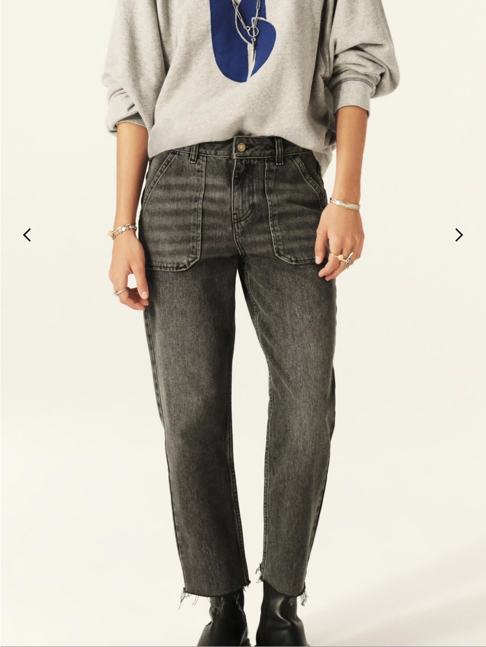 ba&sh “Elly” Organic Cotton Jeans